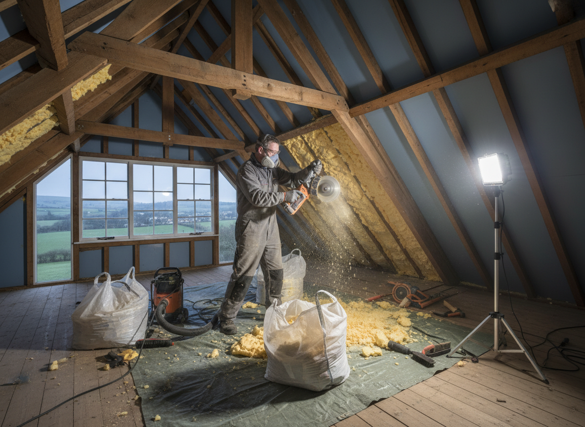 Spray Foam Removal in Bridgwater