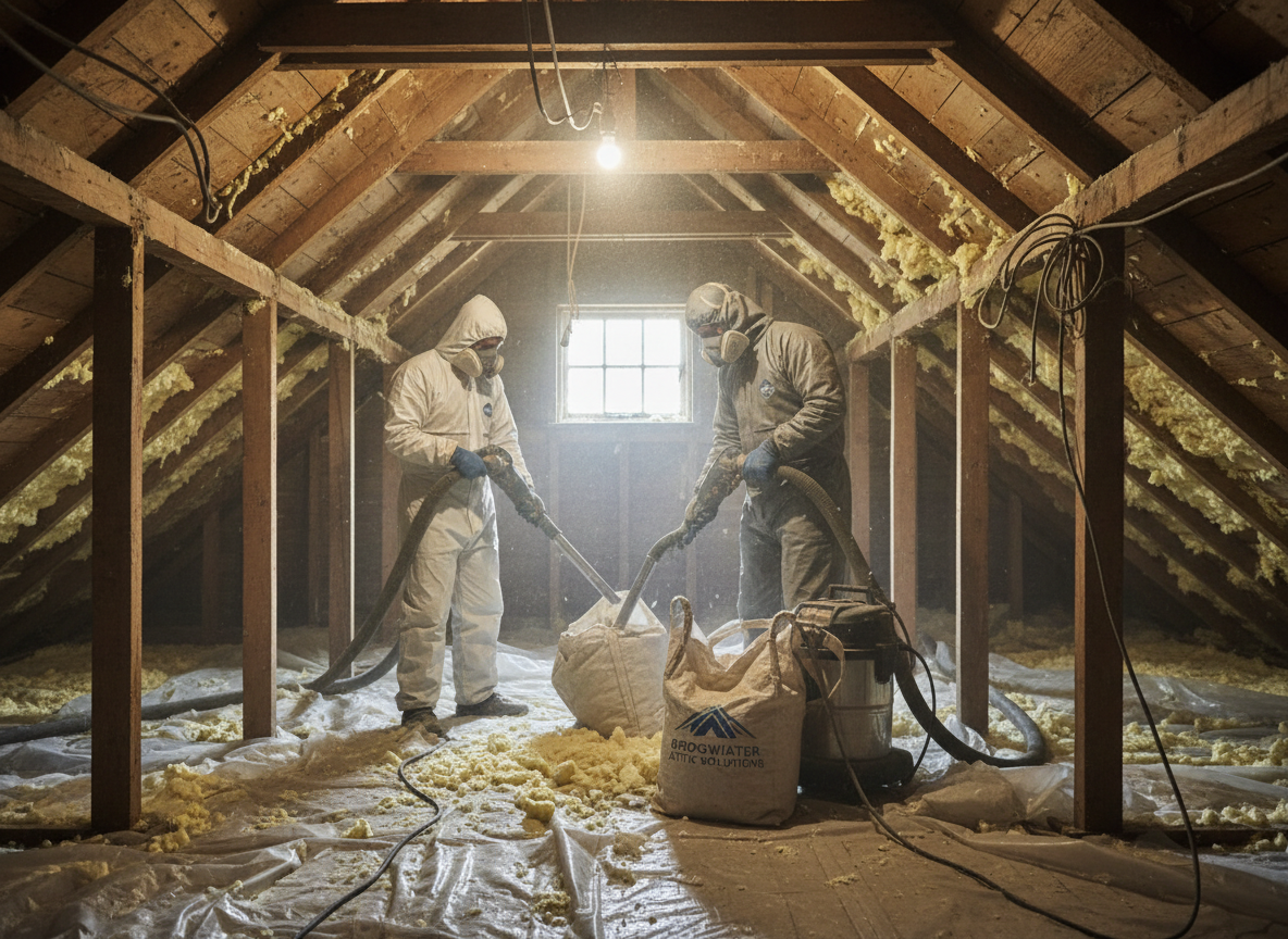 Attic Spray Foam Removal in Bridgwater, Somerset
