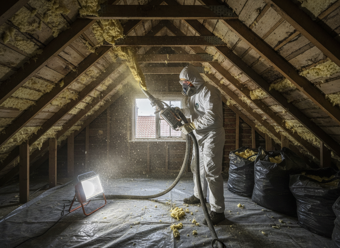 Spray Foam Insulation Removal in Bridgwater, Somerset